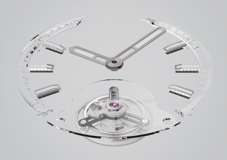 Hublot представил первые в истории полностью прозрачные часы