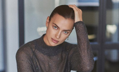Ирина Шейк не стесняется носить утягивающее белье