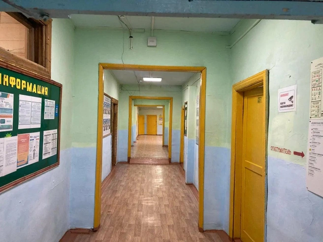 Коридор школы | Источник: Убоянская СОШ / Yandex.ru / maps