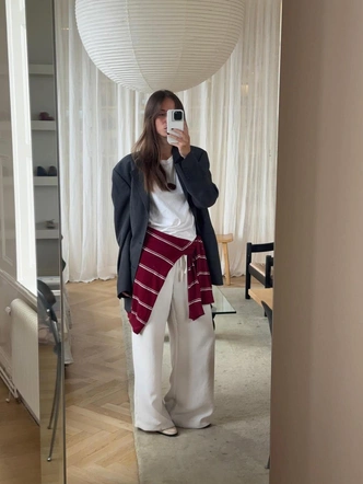 Белые брюки — главный антистресс гардероба этой зимы Белые брюки — главный антистресс гардероба этой зимы