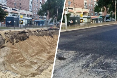 Воронеж: ремонт коллектора у пирамиды завершен, дорога открыта