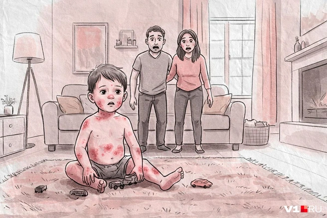 Кожное заболевание может появиться очень неожиданно | Источник: Полина Авдошина / V1.RU