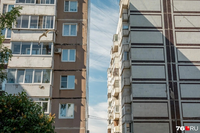 Плотная застройка типичного микрорайона | Источник: Александр Куренной / 76.RU