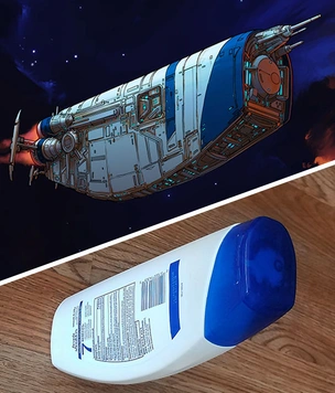 Художник превращает обычные предметы в космические корабли