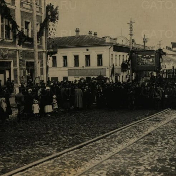 Демонстрация рабочих в Туле, 1 мая 1919 года | Источник: Государственный архив Тульской области