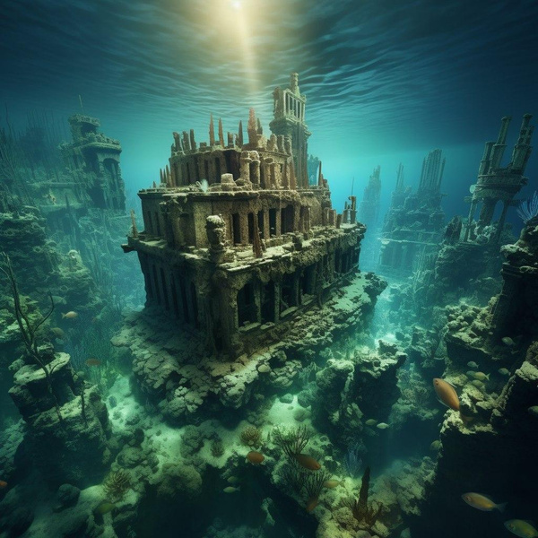Открытка «Под водой»