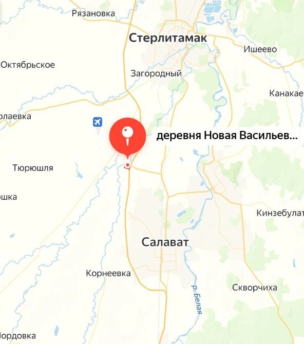 Можно поехать через Cалават  | Источник: Yandex.ru/maps