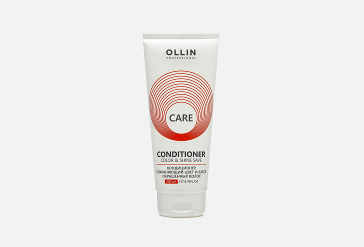 Кондиционер, сохраняющий цвет и блеск окрашенных волос, Ollin Professional 