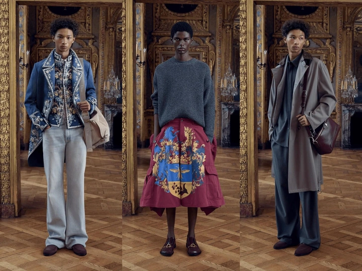 Мужской Dior глазами Джонатана Андерсона: деним, вышивка и дух Лиги Плюща
