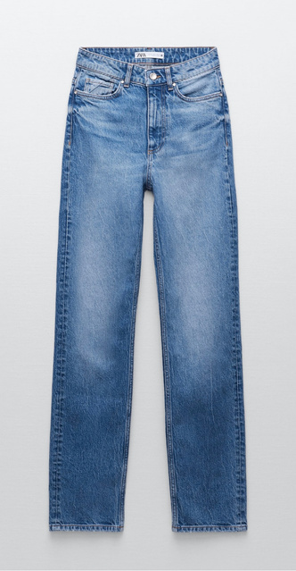 Новые волшебные джинсы Кендалл Дженнер, которые делают ноги бесконечными, можно купить на распродаже в Zara