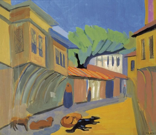 «Константинополь. Собаки», Мартирос Сарьян, 1910 год | Источник: artchive.ru