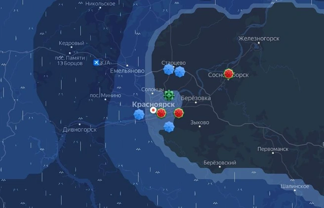 Страшно? | Источник: yandex.ru/pogoda