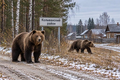В Колыванском районе отстреляли 27 медведей