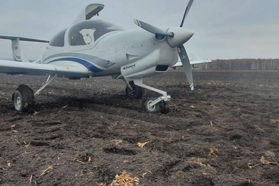 Учебный самолет разбился в Орске