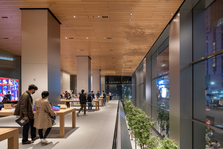 Новый Apple Store в Сеуле по проекту Foster & Partners