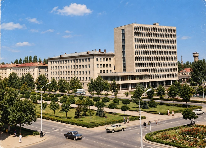 Красная улица у пересечения с Бабушкина, 1964-1971. Сейчас на бульваре на этом месте стоит Триумфальная арка, воссозданная в 2009 году  | Источник: pastvu.com