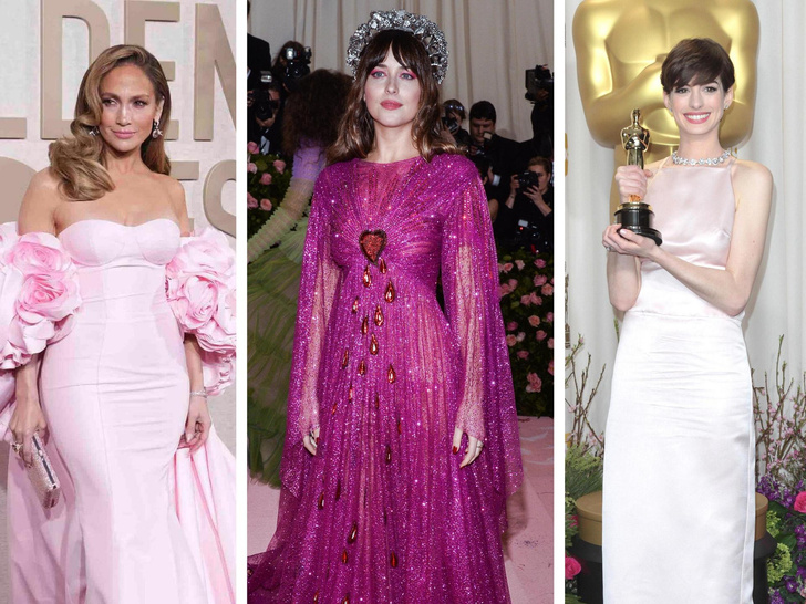 Прекрасные принцессы: 15 самых красивых звездных выходов в розовом цвете, которые вас вдохновят