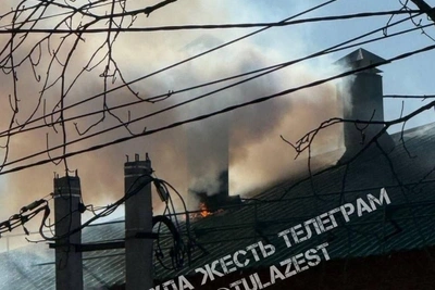 Пожар и эвакуация в Туле на проспекте Ленина