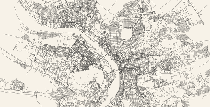 Сайт дня: преврати свой город в карту, на которой будут только дороги