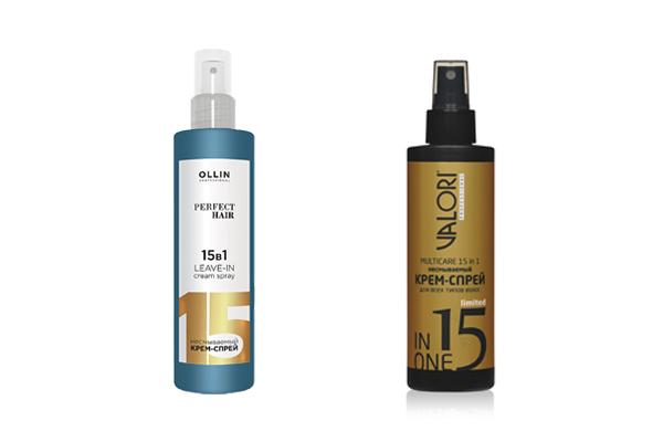 Несмываемый крем 15 в 1 OLLIN Professional Perfect Hair, Несмываемый крем-спрей для волос Valori Professional 15 in One