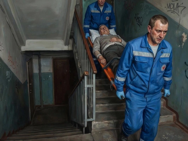 Раньше носилки грузили в машину санитары | Источник: Юрий Орлов / Городские медиа