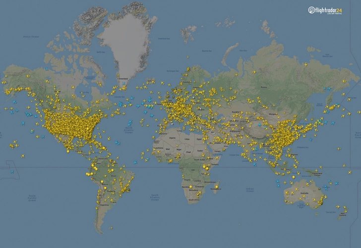 Как изменился авиатрафик в разных регионах мира во время пандемии
