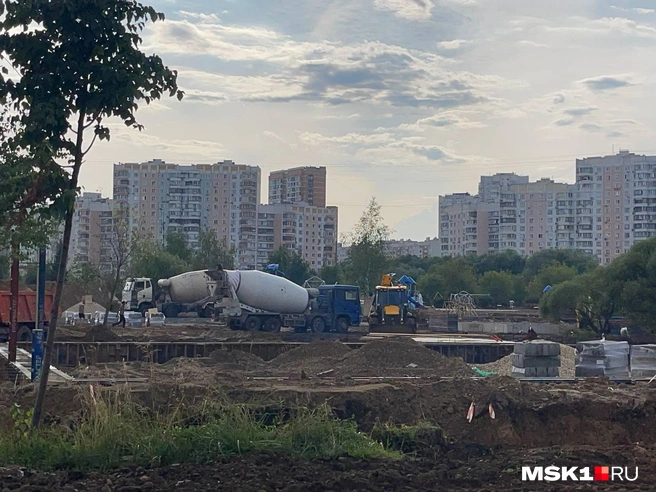 Строительные работы еще не завершены | Источник: Платон Цимерман / MSK1.RU