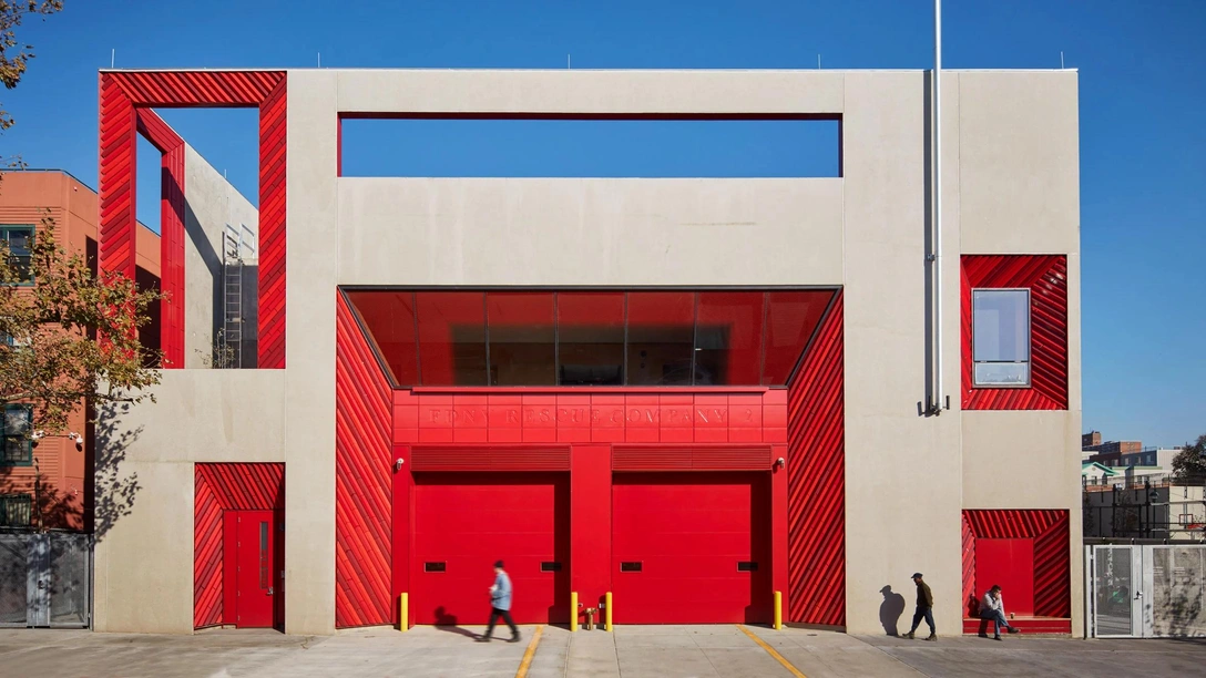 Дизайнерская пожарная часть в Бруклине | mcmaison.ru