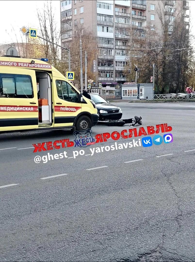 В Брагине курьер попал под машину