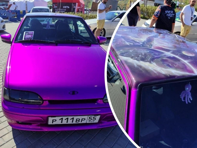 На выставке представили буквально космический автомобиль  | Источник: Мария Тищенко/NGS.RU
