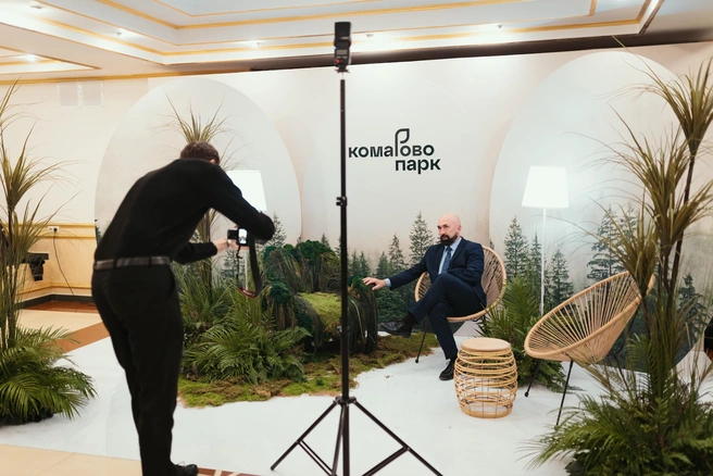 Проект называют зелеными легкими города,&nbsp;и на презентации можно было проникнуться атмосферой | Источник: «Комарово Парк»