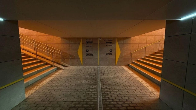 В Оренбурге после ремонта открылся подземный переход у «Стрелы» | Источник: мэрия Оренбурга