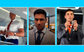 Авиаконкурс мужской красоты: в Сети обсуждают видео с самыми брутальными пилотами и стюардами