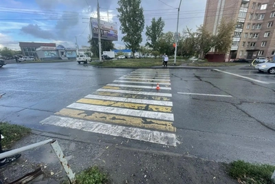 В Новосибирске автобус сбил ребенка на переходе