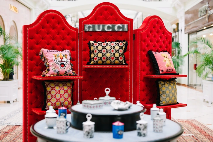 В Петровском пассаже открылась pop-up галерея Gucci Décor (фото 5)