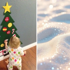 Никакого стекла и хвои: 5 вариантов безопасных елок для детей