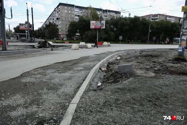 На перекрестке с Северо-Крымской перестраивают развязку | Источник: Наталья Лапцевич