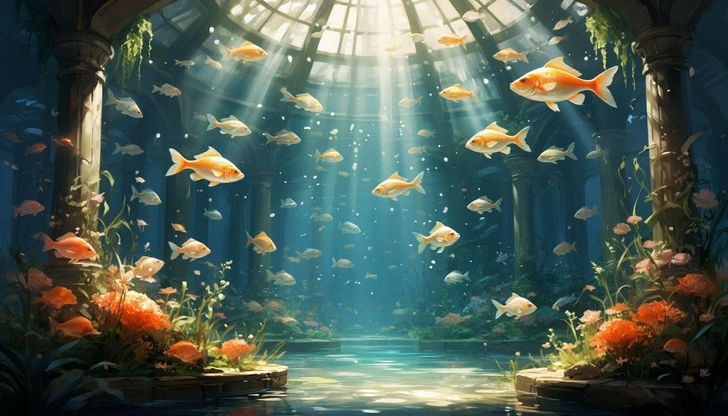 толкование снов, сонник бесплатно, к чему сниться аквариум с рыбками | Источник: чат GPT