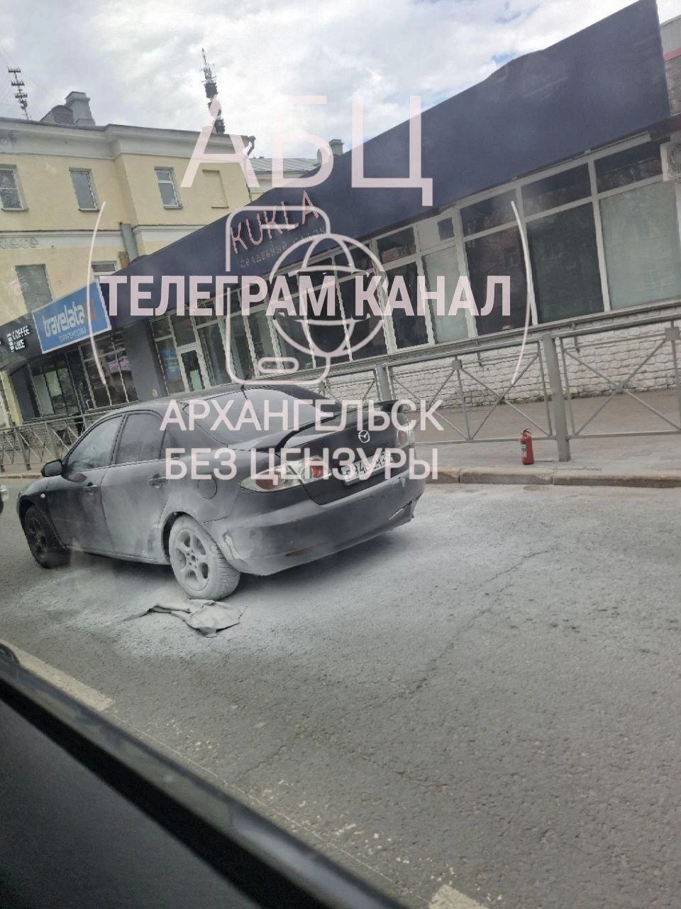 Фото автомобиля появились в Сети | Источник: Архангельск Без Цензуры / T.me