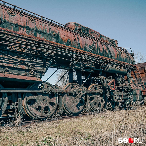 Паровой бак локомотива | Источник: Василина Любимова / 59.RU 