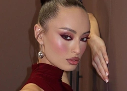 Вечерний макияж в винных оттенках — правило одного акцента