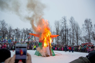 Сожгут чучело Масленицы в Ярославле