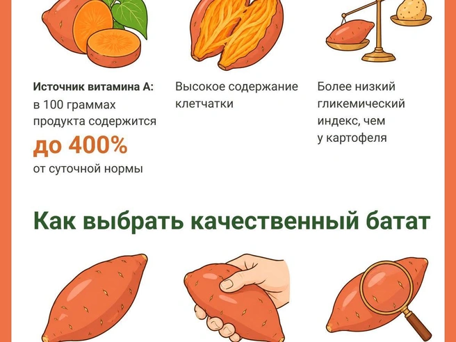 Мягкие участки говорят о том, что батат начал портиться, подмерз или неправильно хранился | Источник: Юрий Орлов / Городские медиа