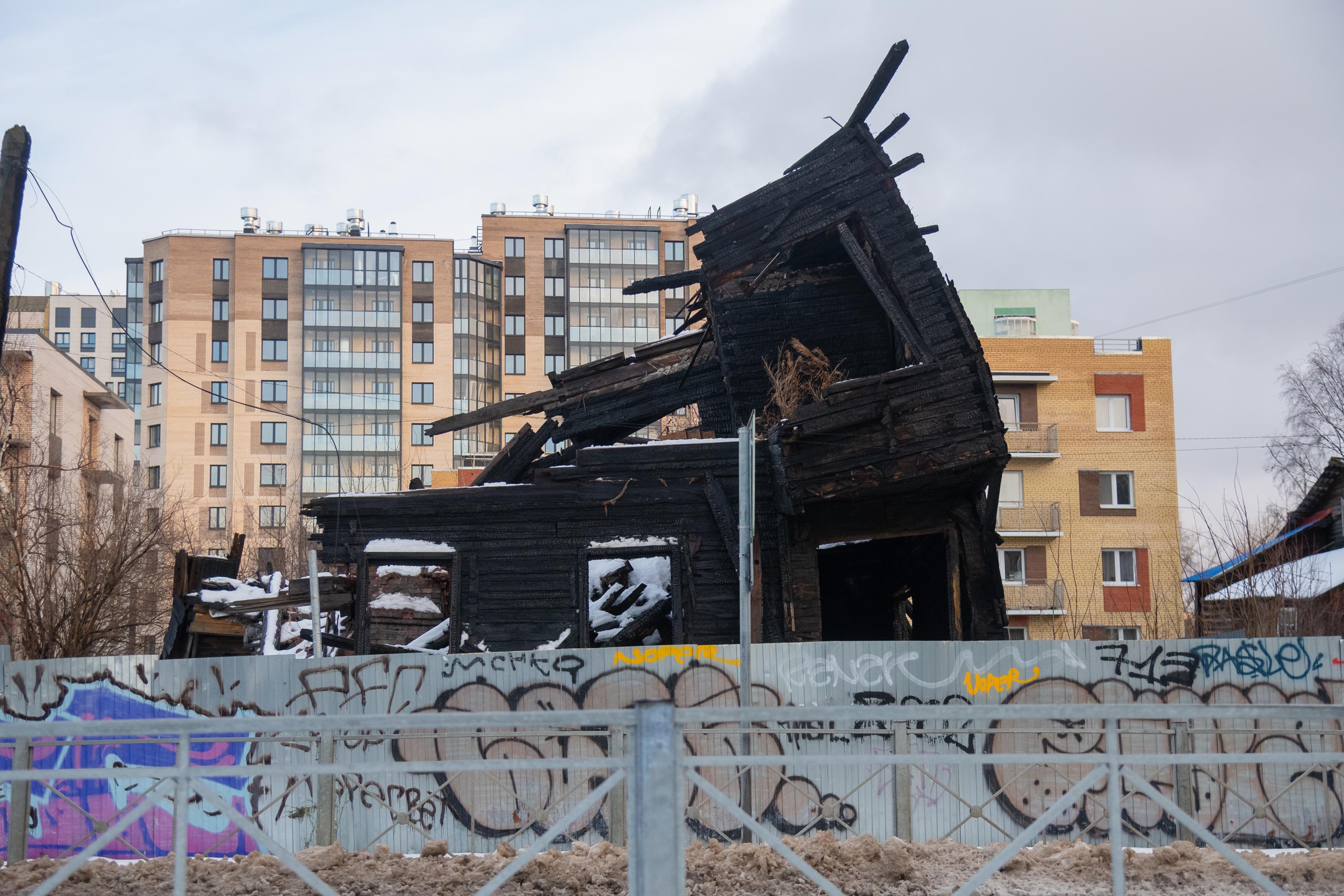 Сгоревший архитектурный памятник в Архангельске сдали в аренду