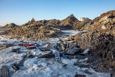 Волгоградская мэрия обнаружила незаконную свалку снега