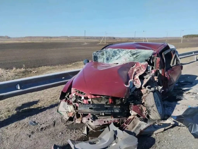 Погиб водитель Hyundai. Ему было 39 лет  | Источник: Госавтоинспекция Тюменской области