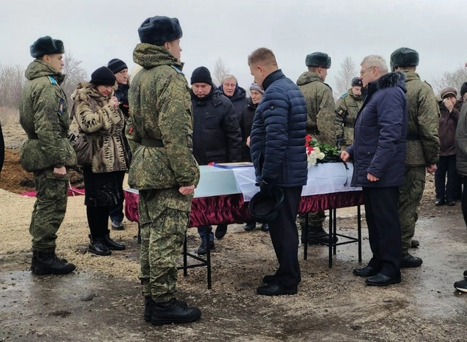 В Ряжске простились с Павлом Репиным, погибшим в ходе спецоперации | 62.ru