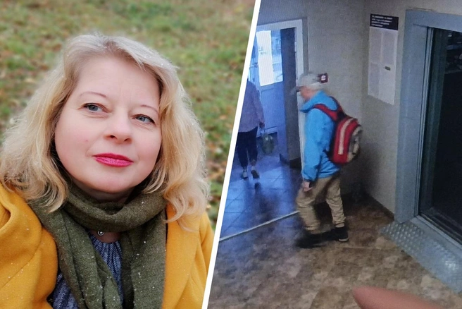 Дочь пропавшего пенсионера (слева) рассказала, где ищут ее отца | Источник: Мария Горбач, камера наблюдения