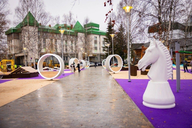 Новое общественное пространство открылось почти в самом сердце города | Источник: Максим Ряшин / t.me