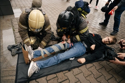 Учения в Хабаровском цирке: спасены 21 человек